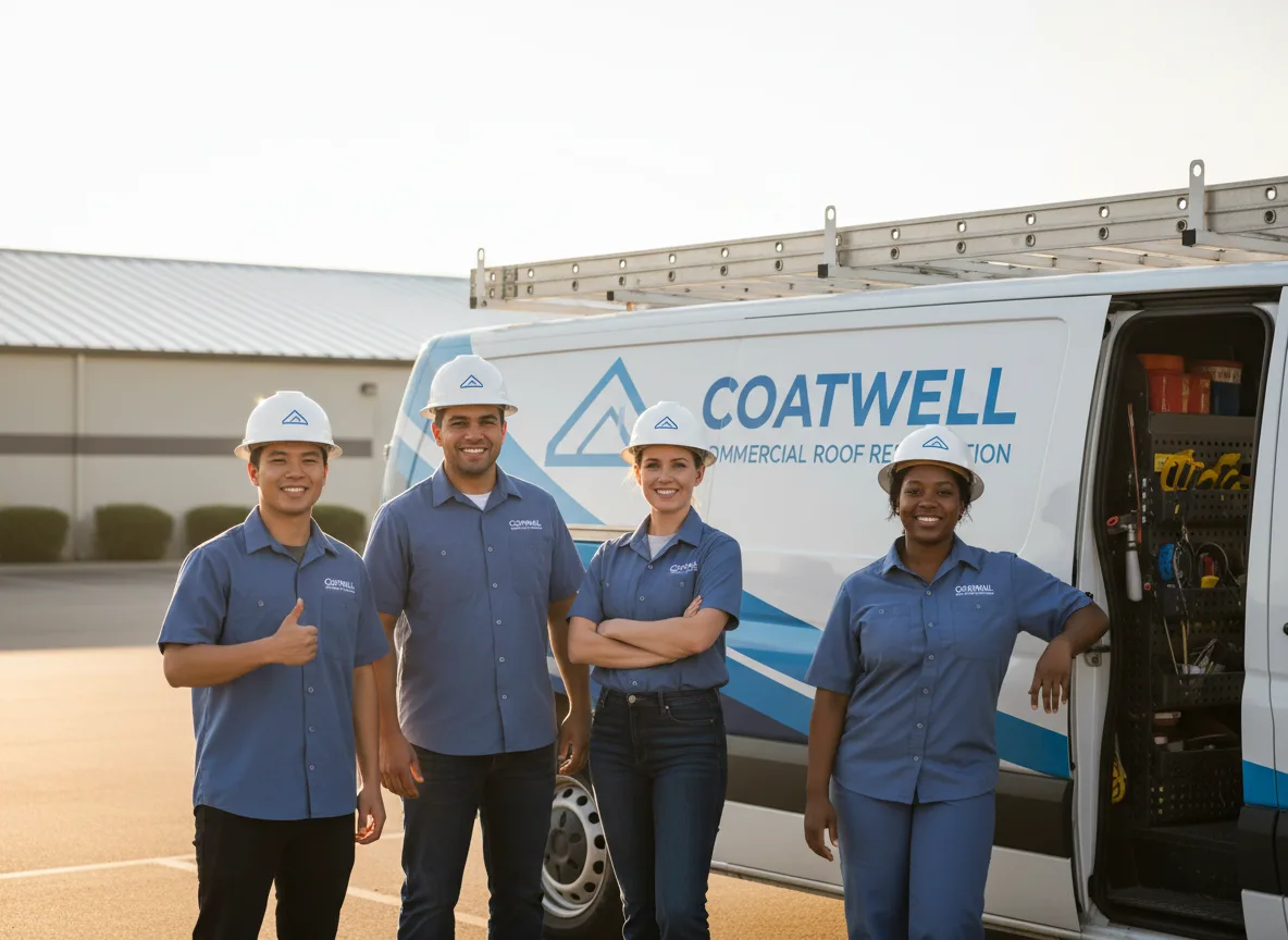 Commercial roof coating company in Mackinaw, IL